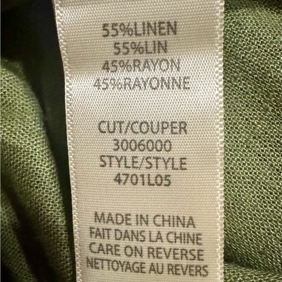 Max Studio Olive Green Flare Pants - Picture 9 of 9